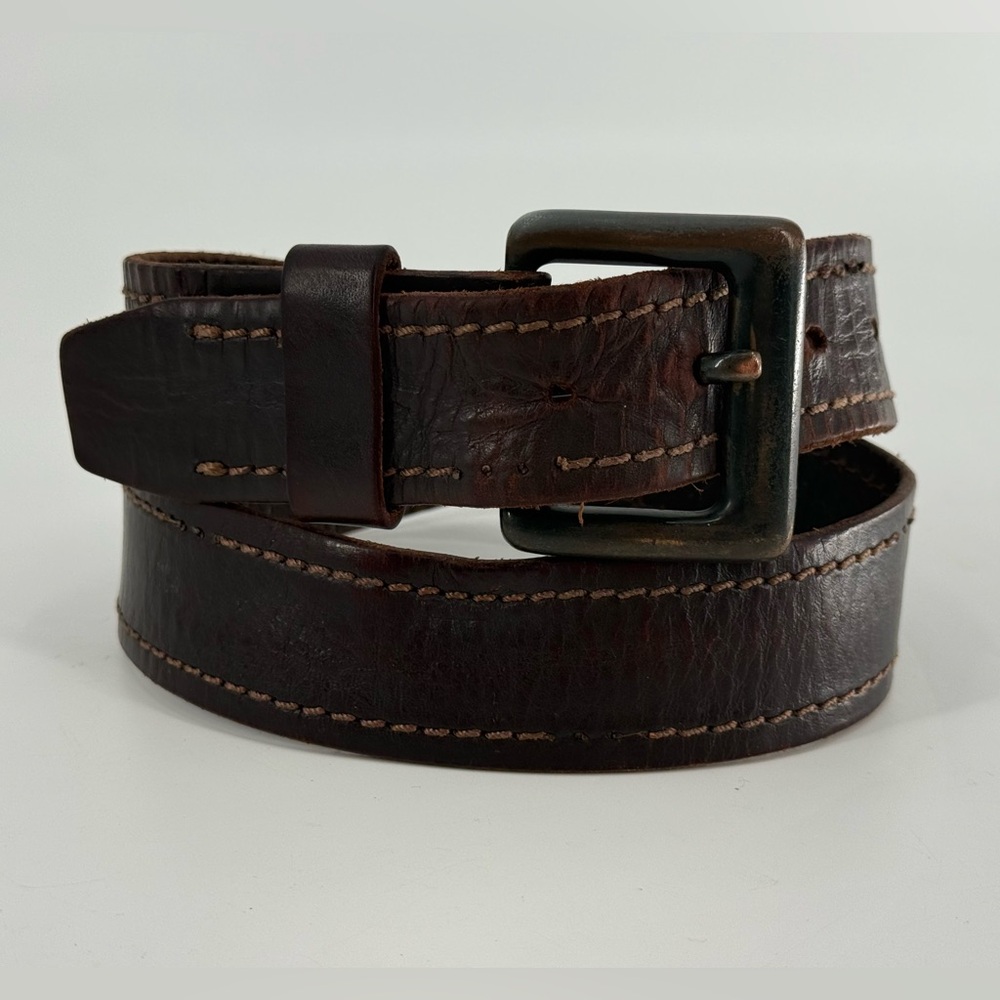 Vintage Brown Leather‎ Belt 30/32